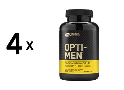 4 x Optimum Nutrition Opti-Men (180)