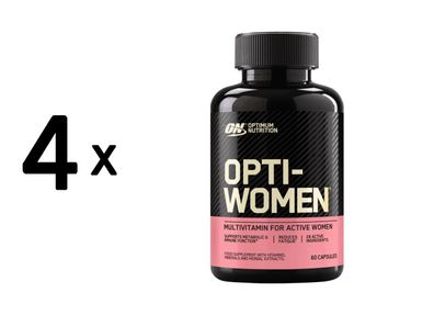 4 x Optimum Nutrition Opti-Women (60)