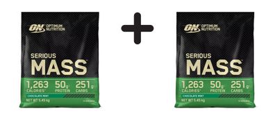 2 x Optimum Nutrition Serious Mass (12lbs) Chocolate Mint