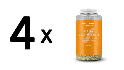 4 x Myprotein MyVitamins Daily Multivitamin (60) Unflavoured