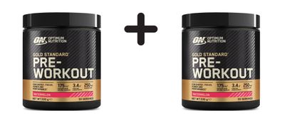 2 x Optimum Nutrition Gold Standard Pre-Work Out (330g) Watermelon