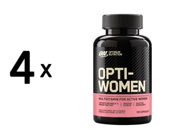 4 x Optimum Nutrition Opti-Women (120)