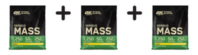 3 x Optimum Nutrition Serious Mass (12lbs) Banana