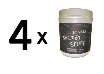 4 x Raw Nutrition Christopher's Secret Stuff - 520g