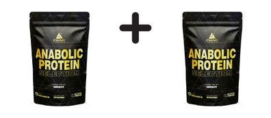 2 x Peak Anabolic Protein Selection (900g) Chocolate