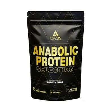 Peak Anabolic Protein Selection (900g) Cookies and Cream
