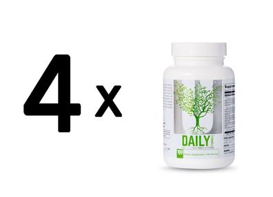 4 x Universal Nutrition Daily Formula - 100 tablets