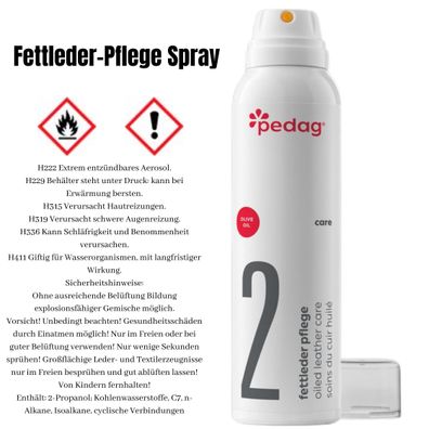 pedag Fettleder Pflegespray 150 ml multicolor - farblos