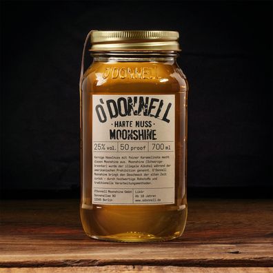 O`Donnell Moonshine Harte Nuss Likör 700ml 25% Vol