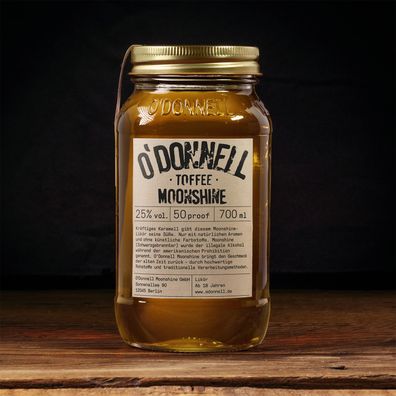 O`Donnell Moonshine Toffee Likör 700ml 25% Vol