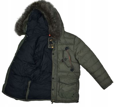 Superdry Chinok Winter Herren Parka Jacke Regular XXL