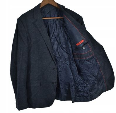HUGO BOSS Amaros Wolle Marineblau Herren 54