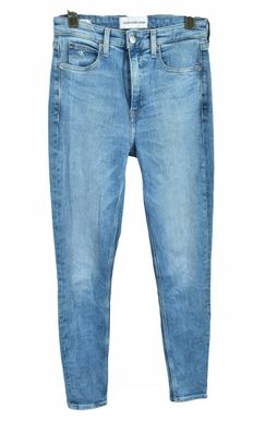 CALVIN KLEIN JEANS High Rise Skiny D?insy Damskie W26 L32