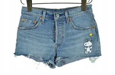 LEVIS 501 Damen Kurz Jenas Shorts W24