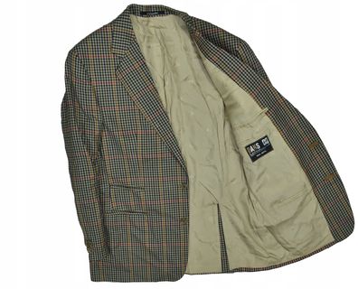 DAKS Wolle Herren Vintage Cushion Jacke 26 L
