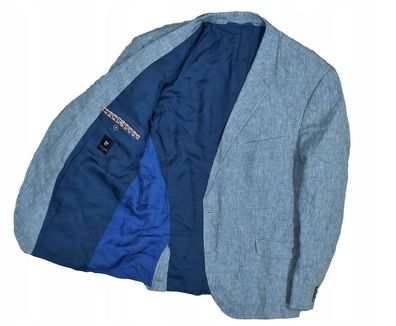 PIERRE CARDIN 100% Leinen Herrenjacke Regular 58