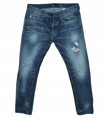 REPLAY Herren Denim-Jeans-Hose W36 L36 Regular