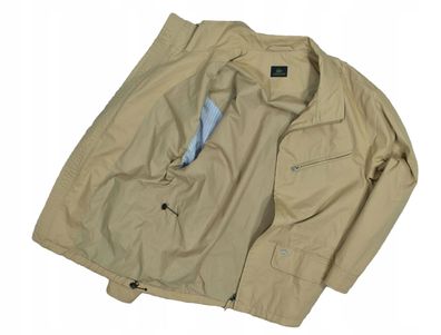 Lacoste Leichte Beige Herren Windbreaker Jacke Reg Fit L