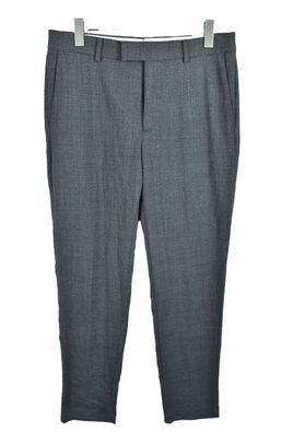 MANGO Tailored Slim Fit Hose für Herren aus Wolle 30