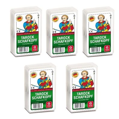 ASS Altenburger 22570038 Tarock/Schafkopf, fränkisches Bild - 5'er Pack