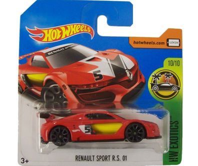 Hot Wheels Renault Sport R S 01 HW Exotics DVC53 Modellauto Auto NEU NEW