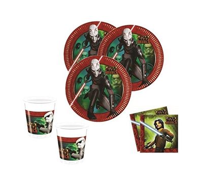 36-tlg. Star Wars Rebels Party Deko Set für 8 Kinder