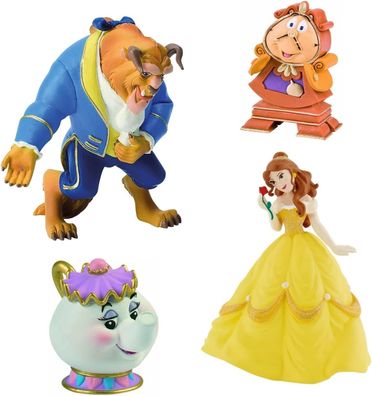 Die Schöne und das Biest - 4-teiliges Spielfiguren-Set