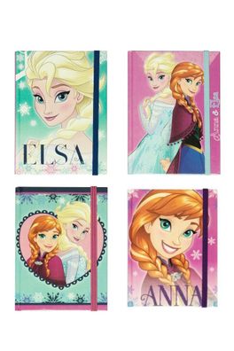Frozen / Eiskönigin 4-teiliges Notiz Bücher Set DIN A6