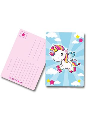 Einhorn - Einladungskarten, 8 Stück