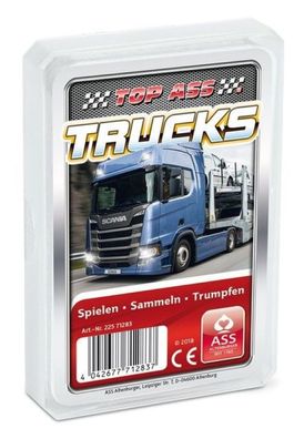 Top Ass - Trucks - Kartenspiel - Trumpf und Quartett