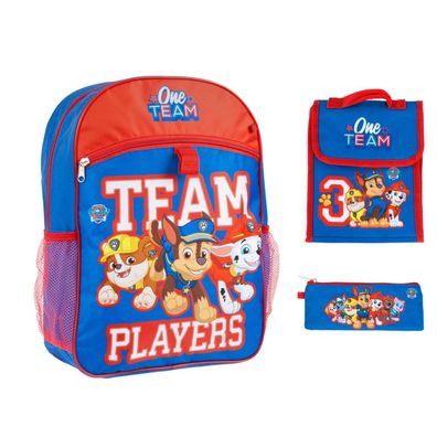 Paw Patrol - Schulrucksack mit Lunchbox und Schlamper Etui