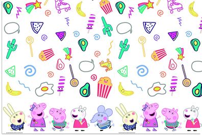 Peppa Pig Wutz - Kunststoff Tischdecke 120x180cm