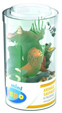 Mini Plus Wildtiere Set 1 - 6-teiliges Spielfiguren-Set