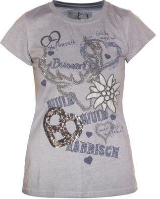MarJo Shirt Narrisch Damen graublau