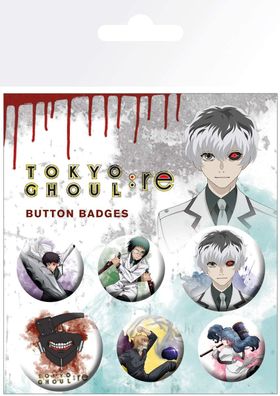 GB Eye - Tokyo Ghul Mix - Ansteckbutton-Set, 6 -teilig