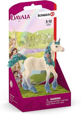 Schleich Bayala 70591 - Spielfigur, Blüteneinhorn Fohlen