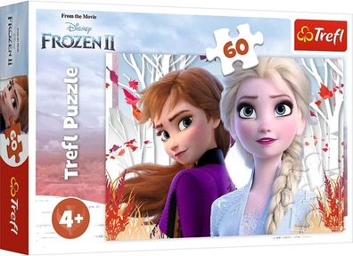 Trefl Puzzle Disney Frozen 2 - 60 Teile - Zauberhafte Welt von Anna + Elsa