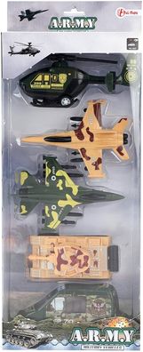 Army Militärfahrzeuge mit Rückzug
