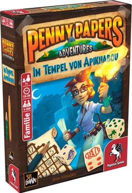 Penny Papers Adventure: Im Tempel von Apikhabou - Würfelspiel