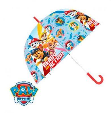 Paw Patrol Automatik Kinder Regenschirm Ready for Action 48cm