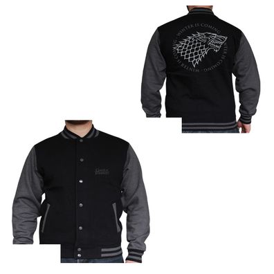 Game Of Thrones House Stark College-Jacke Größe: S