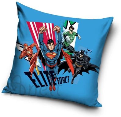 Justice League - Kopfkissenbezug "Elite Force" 40x40cm