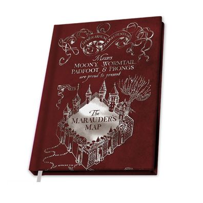 HARRY POTTER - Notizbuch A5 - Marauder's map - Karte des Rumtreibers