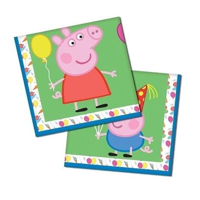 Gemma - Peppa Pig - Papierservietten 33 x 33cm