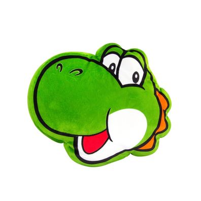 TOMY Nintendo Mario Kart - Yoshi Plüschkissen 38cm