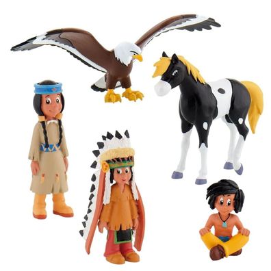 Yakari Sammel- und Spielfiguren Set 5'er