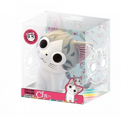 Plastoy 80071 - Chi Sparschwein - Mini-Spardose Katze