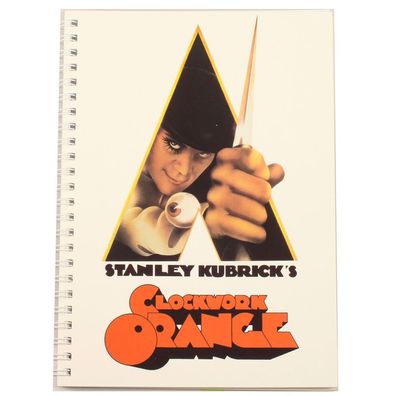 Stanley Kubrick's Clockwork Orange - Notizbuch mit Spiralbindung