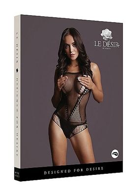Le Désir - Damen Dessous Netz-Body, One Size