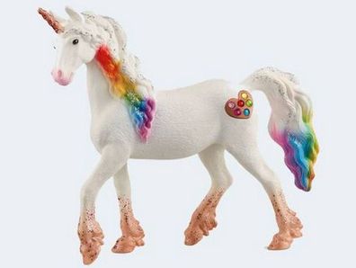 Schleich 70726 - Spielfigur, Bayala Einhorn Regenbogen Stute